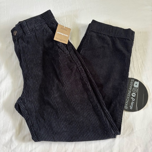 Patagonia Pants - Patagonia Wide Wale Corduroy Pants 21595 PIBL Pitch Blue Black Women’s Size 2